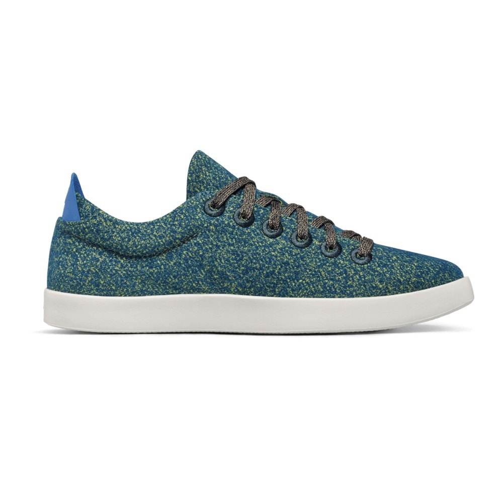 Allbirds Men\'s Sneakers Blue - Wool Pipers - 29805COZS